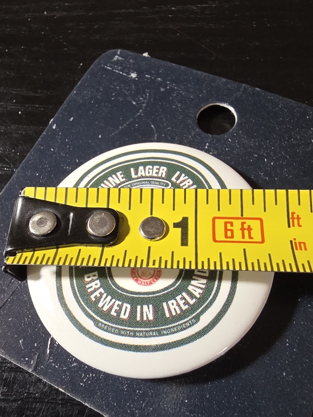 Vintage 1994 House of Pain Pinback Button 1.5" Genuine Lager Lyrics Hip Hop - Picture 2 of 3